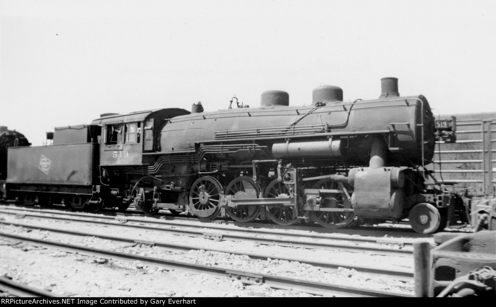 MILW 2-8-2 #519 - Milwaukee Road